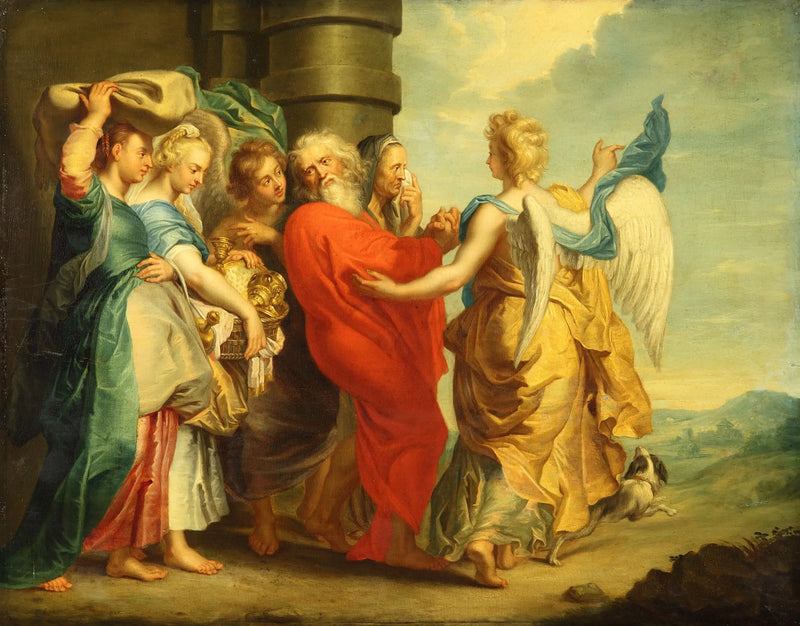 Die Flucht von Lot und seinen Töchtern - Peter Paul Rubens