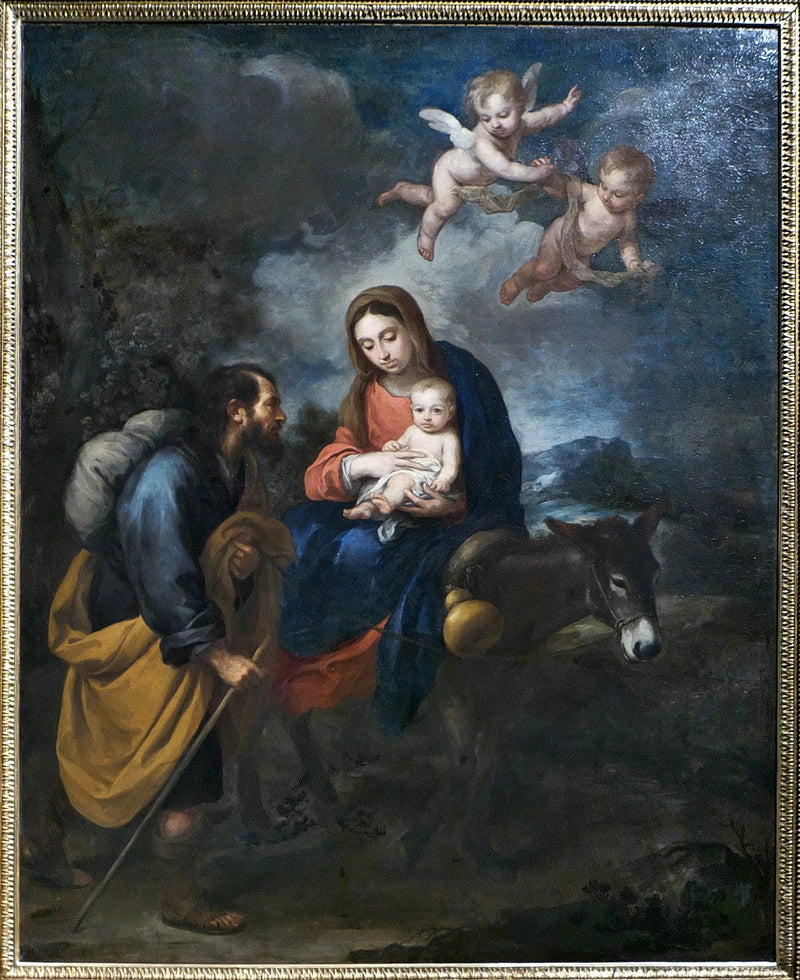 Die Flucht nach Ägypten - Bartolomé Esteban Murillo