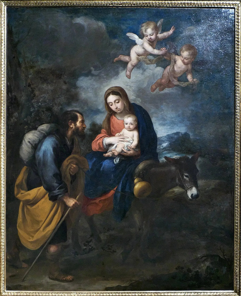 Die Flucht nach Ägypten - Bartolomé Esteban Murillo