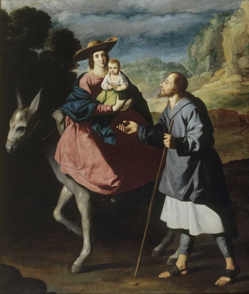 Die Flucht nach Ägypten - Francisco de Zurbarán