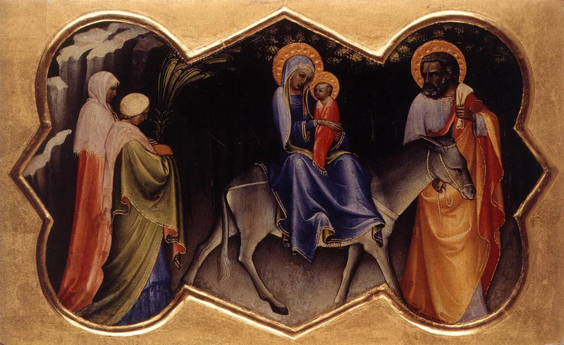 Die Flucht nach Ägypten - Lorenzo Monaco
