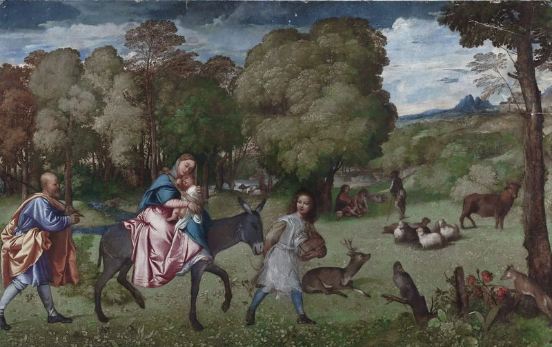 Die Flucht nach Ägypten - Titian