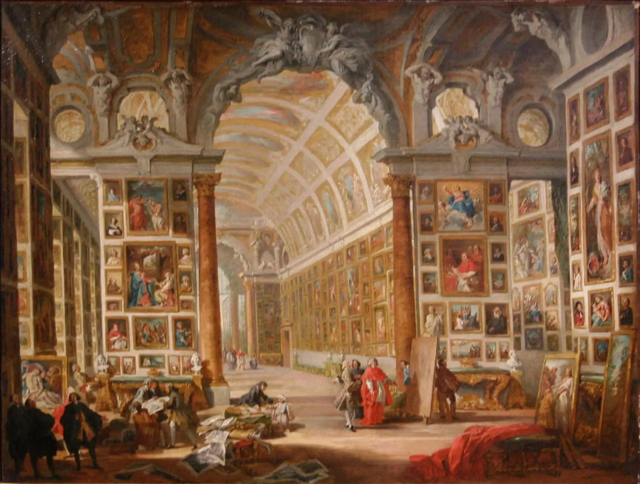 Die Galerie des Kardinals Silvio Valenti Gonzague - Giovanni Paolo Panini