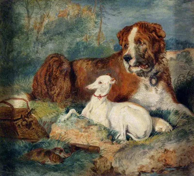 Die Wächterin des Fischers - Edwin Henry Landseer