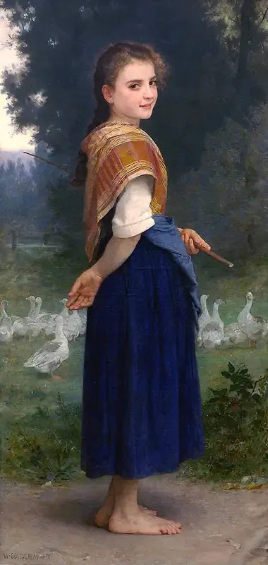 Die Gänsemagd - Bouguereau