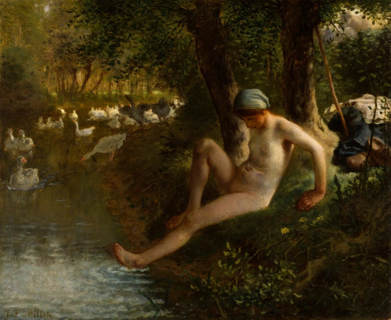 Die Gänsehirte - Jean-François Millet