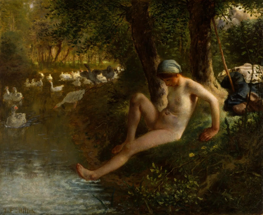 Die Gänsehirte - Jean-François Millet