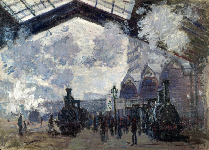 Der Bahnhof Saint-Lazare - Claude Monet