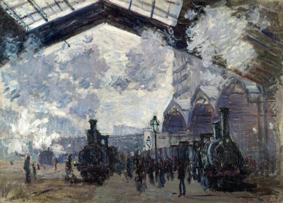 Der Bahnhof Saint-Lazare - Claude Monet