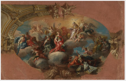 Die Verherrlichung des heiligen Jakobus des Älteren - Corrado Giaquinto