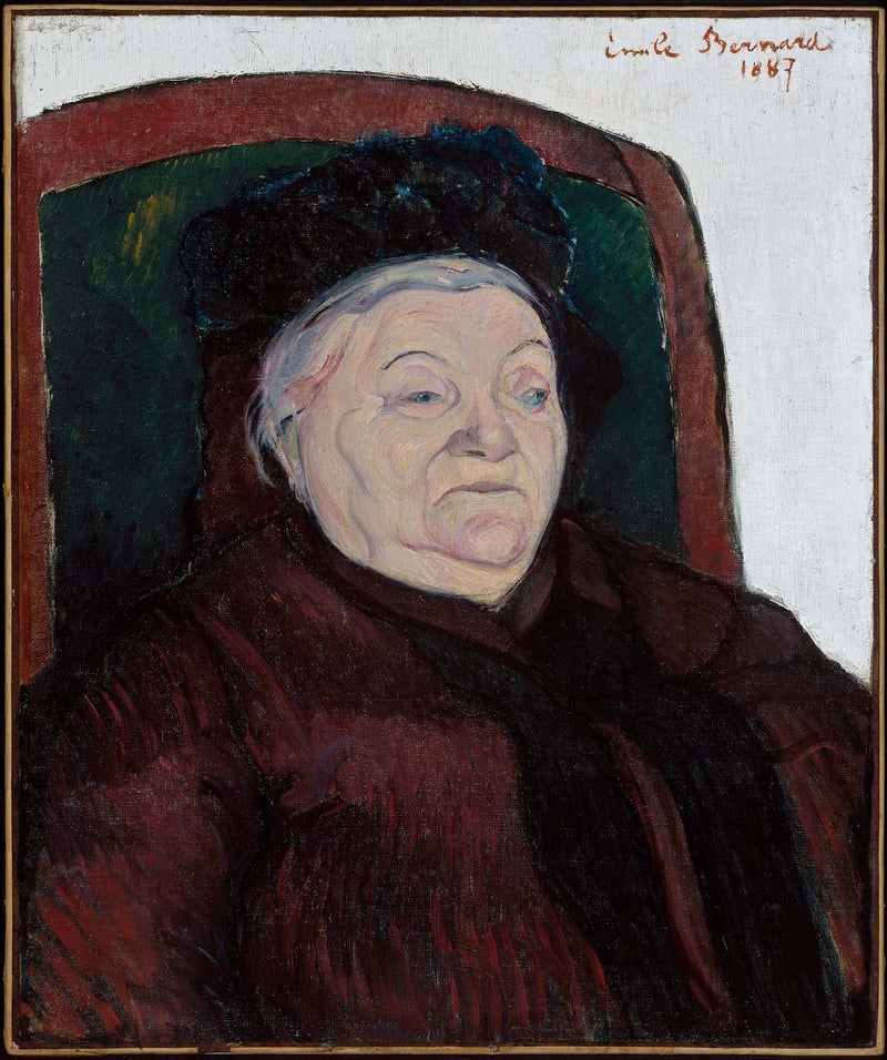 Die Großmutter des Künstlers - Émile Bernard