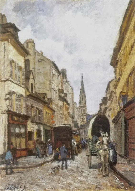 Die Grand-Rue in Argenteuil - Alfred Sisley