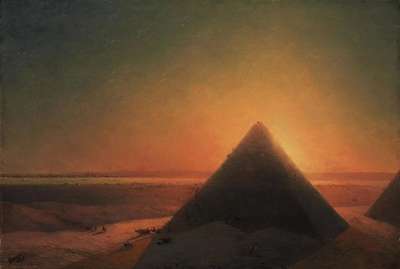 Die Große Pyramide von Gizeh - Ivan Aïvazovski