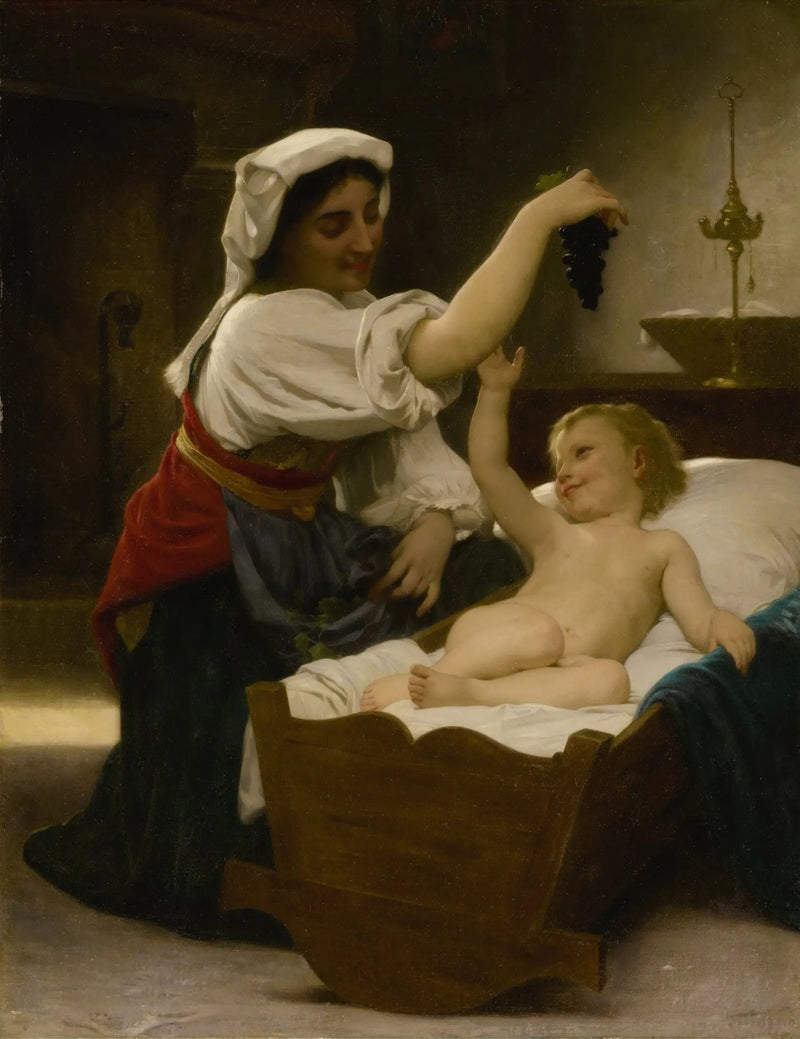 Die Traube (erste Reduktion) - Bouguereau