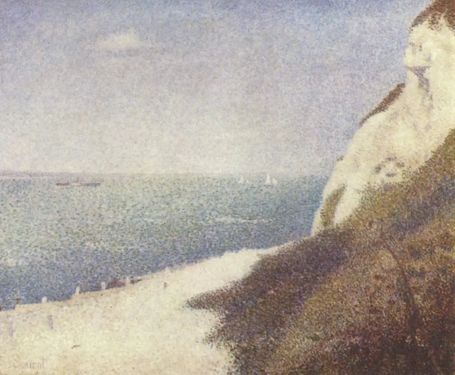 Die Strand von Bas-Butin, Honfleur - Georges Seurat