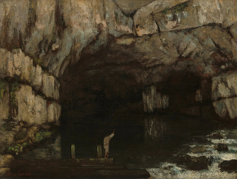 Die Grotte der Loue - Gustave Courbet