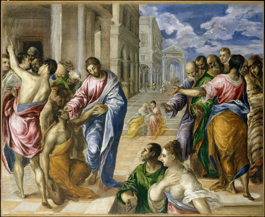 Die Heilung des Blinden - El Greco