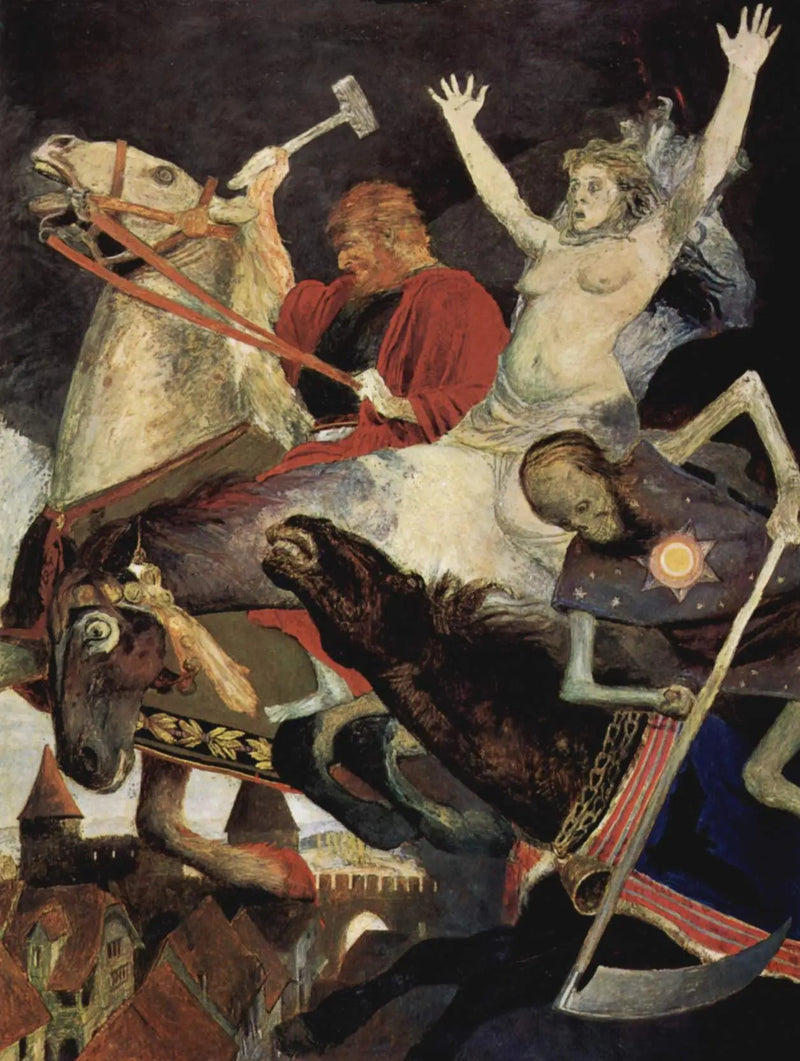 Der Krieg - Arnold Böcklin