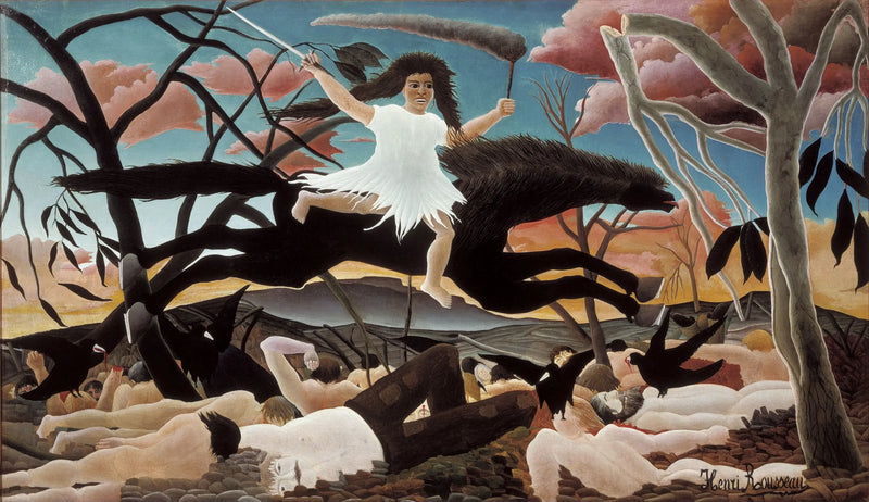 Der Krieg - Henri Rousseau