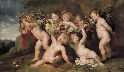 Die Fruchtgirlande - Peter Paul Rubens