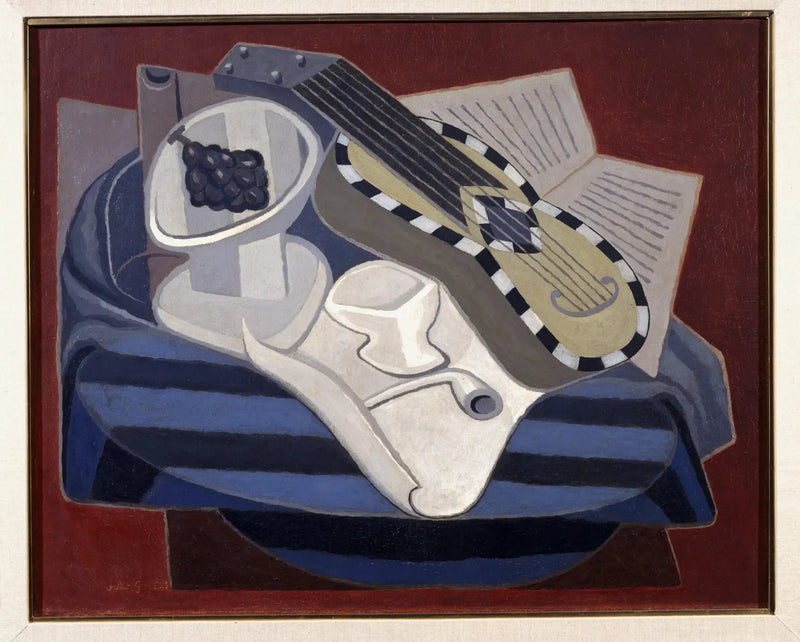 Die Gitarre mit Einlegearbeiten - Juan Gris