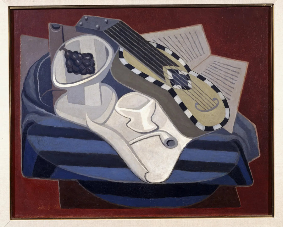 Die Gitarre mit Einlegearbeiten - Juan Gris