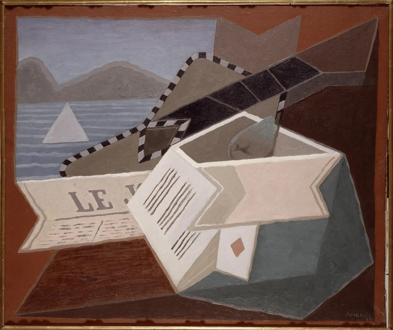Die Gitarre vor dem Meer - Juan Gris