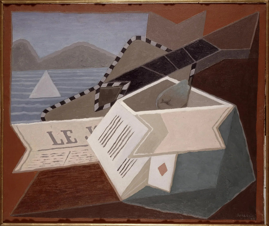 Die Gitarre vor dem Meer - Juan Gris