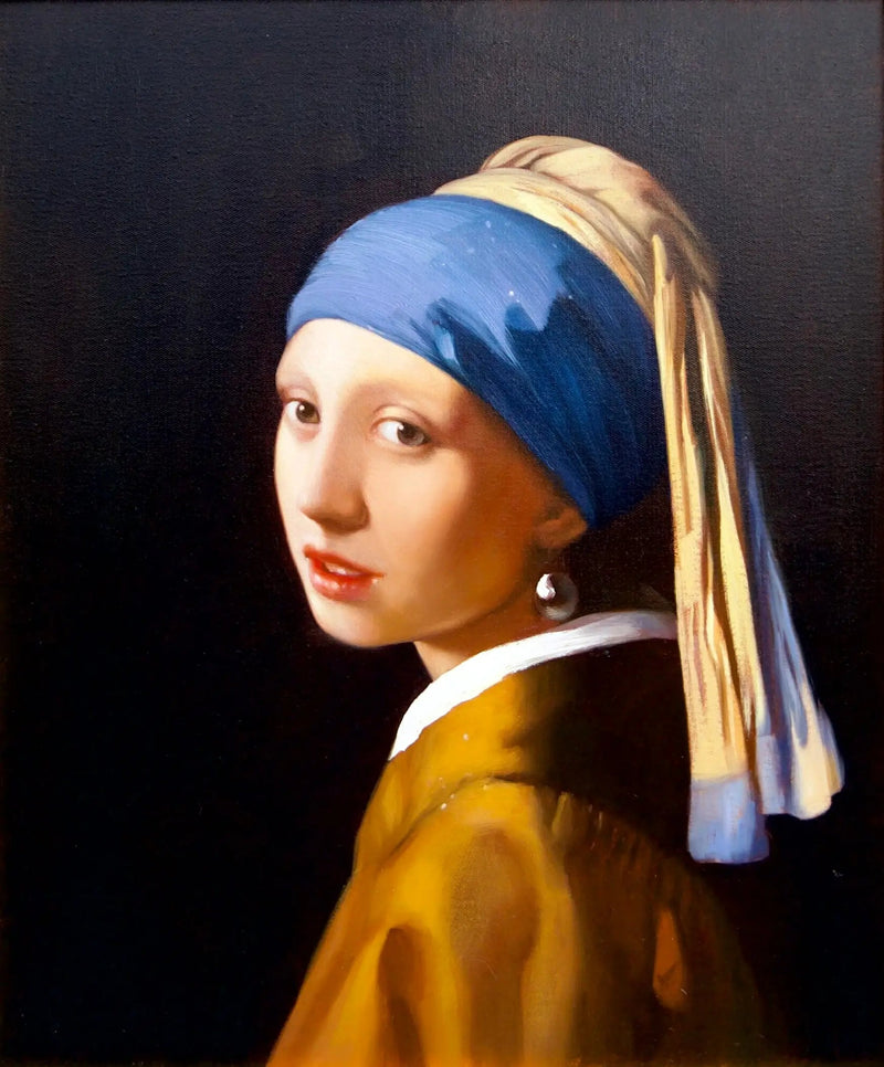 Das Mädchen mit dem Perlenohrring - Alpha Reproduktion  | 60 x 90 cm