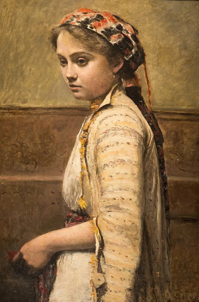 Das junge Griechin - Jean-Baptiste Camille Corot