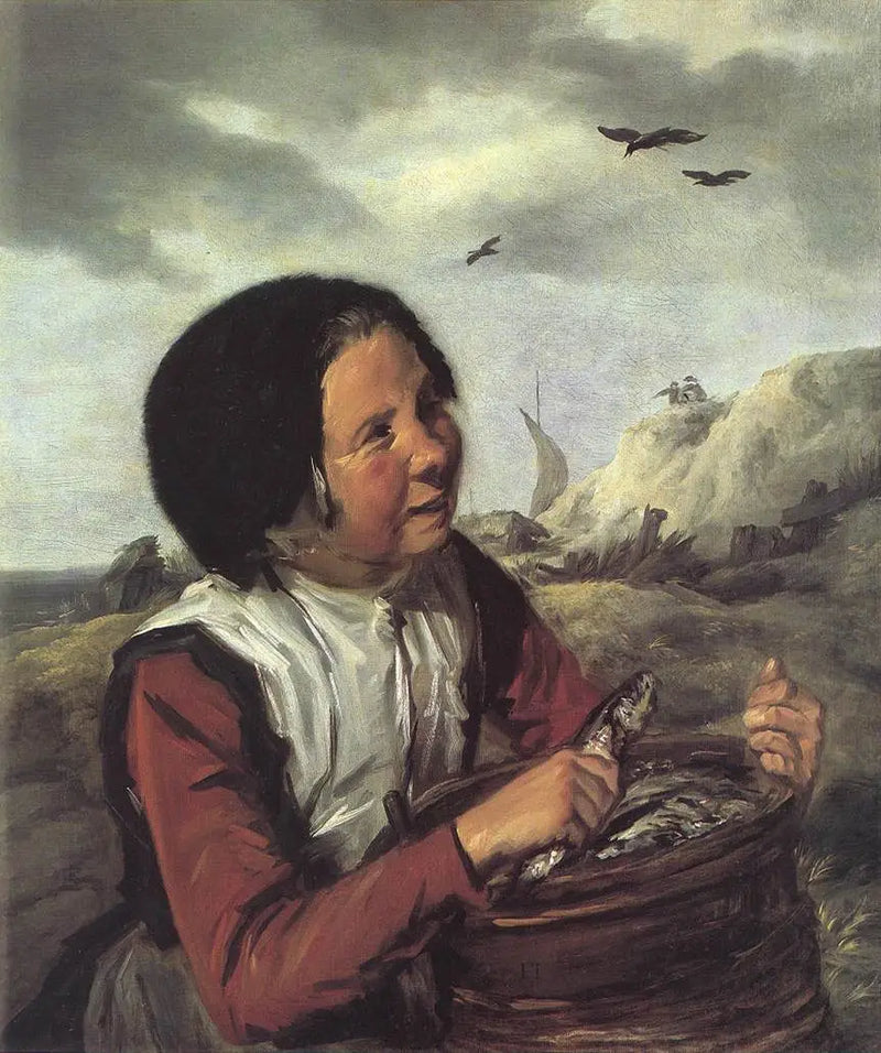 Die junge Fischerin - Frans Hals
