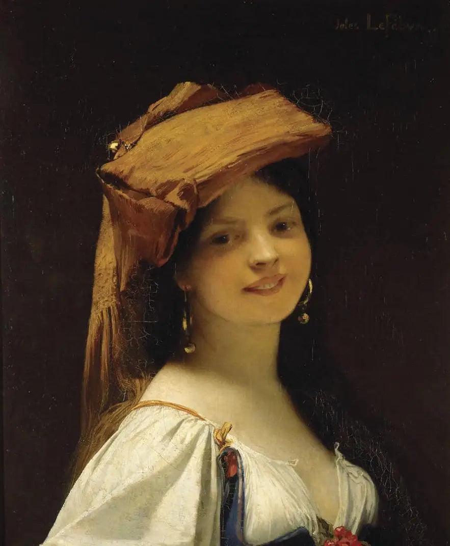La Junge Lachende - Jules Lefebvre