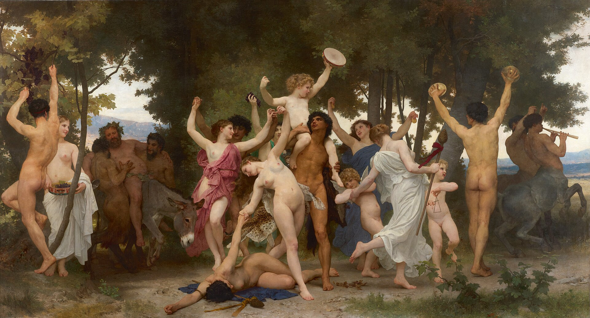 La Jeunesse de Bacchus - William-Adolphe Bouguereau