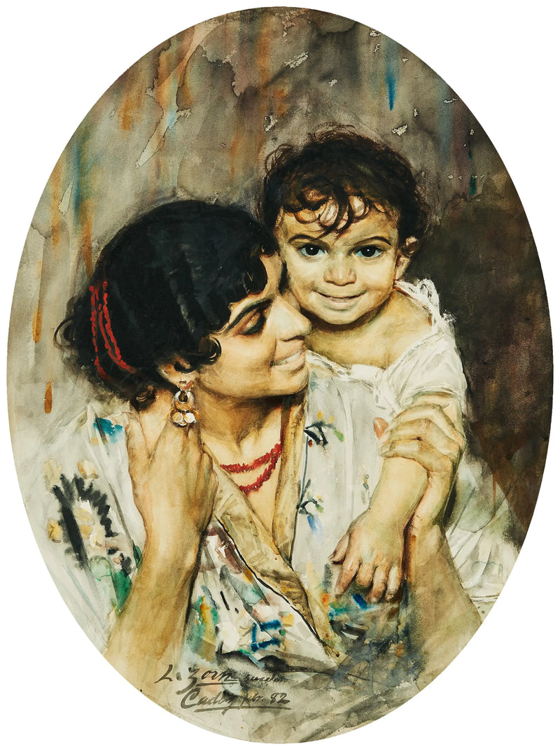 Die Freude der Mutter - Anders Zorn