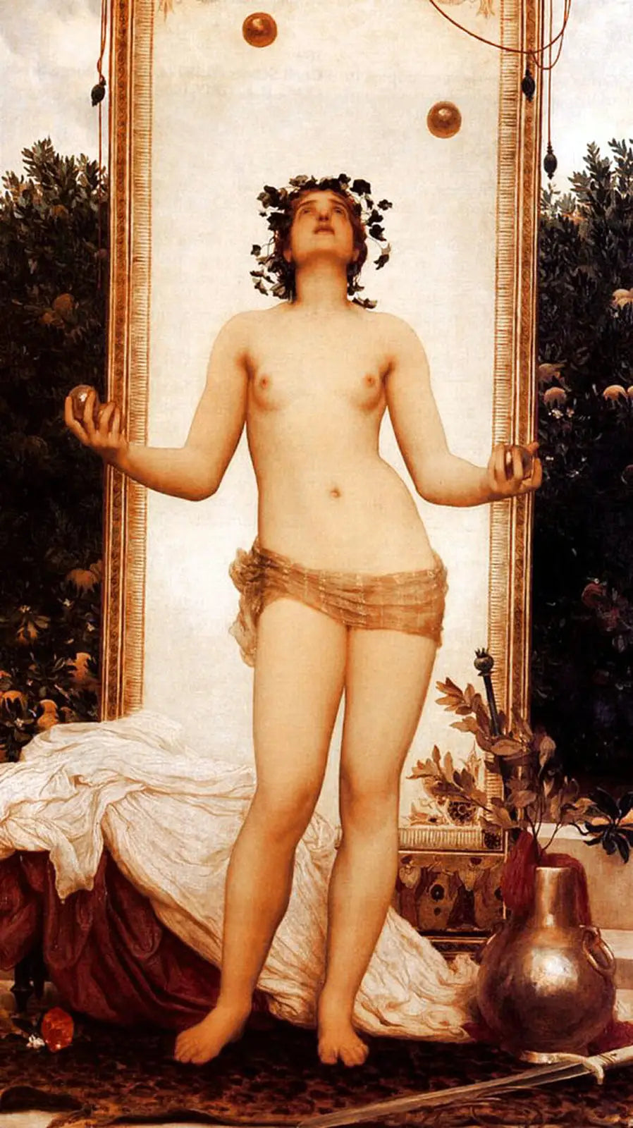 Die antike Jongleurin - Frederic Leighton