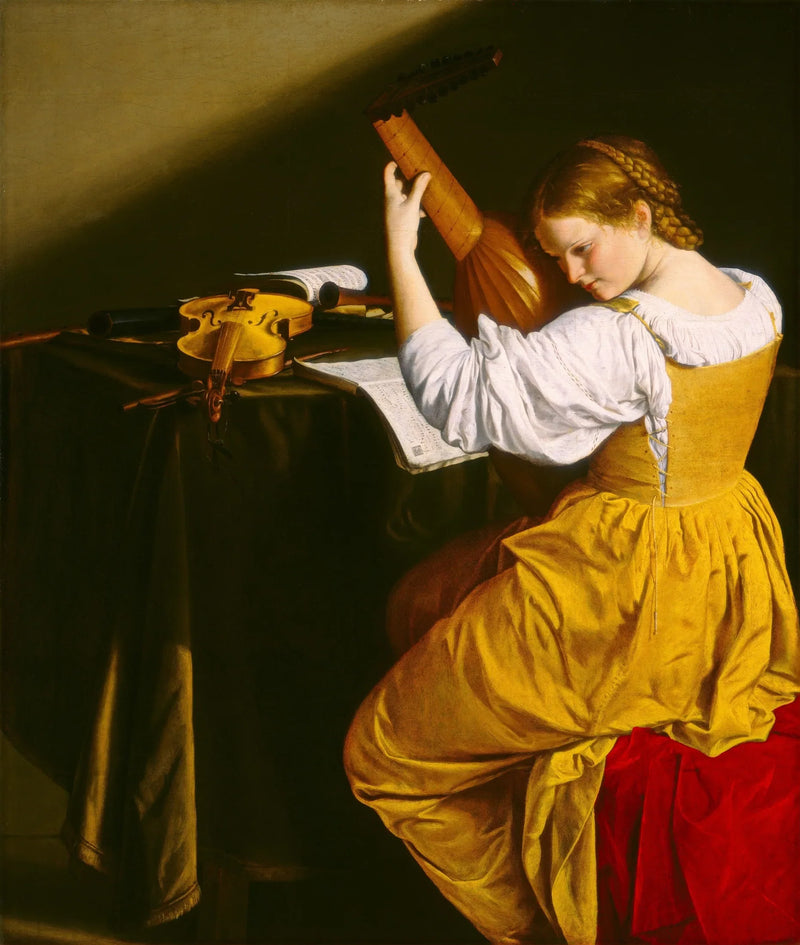 Die Lautenspielerin - Orazio Gentileschi