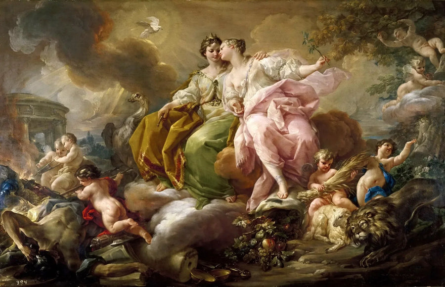 Die Gerechtigkeit und der Frieden - Corrado Giaquinto