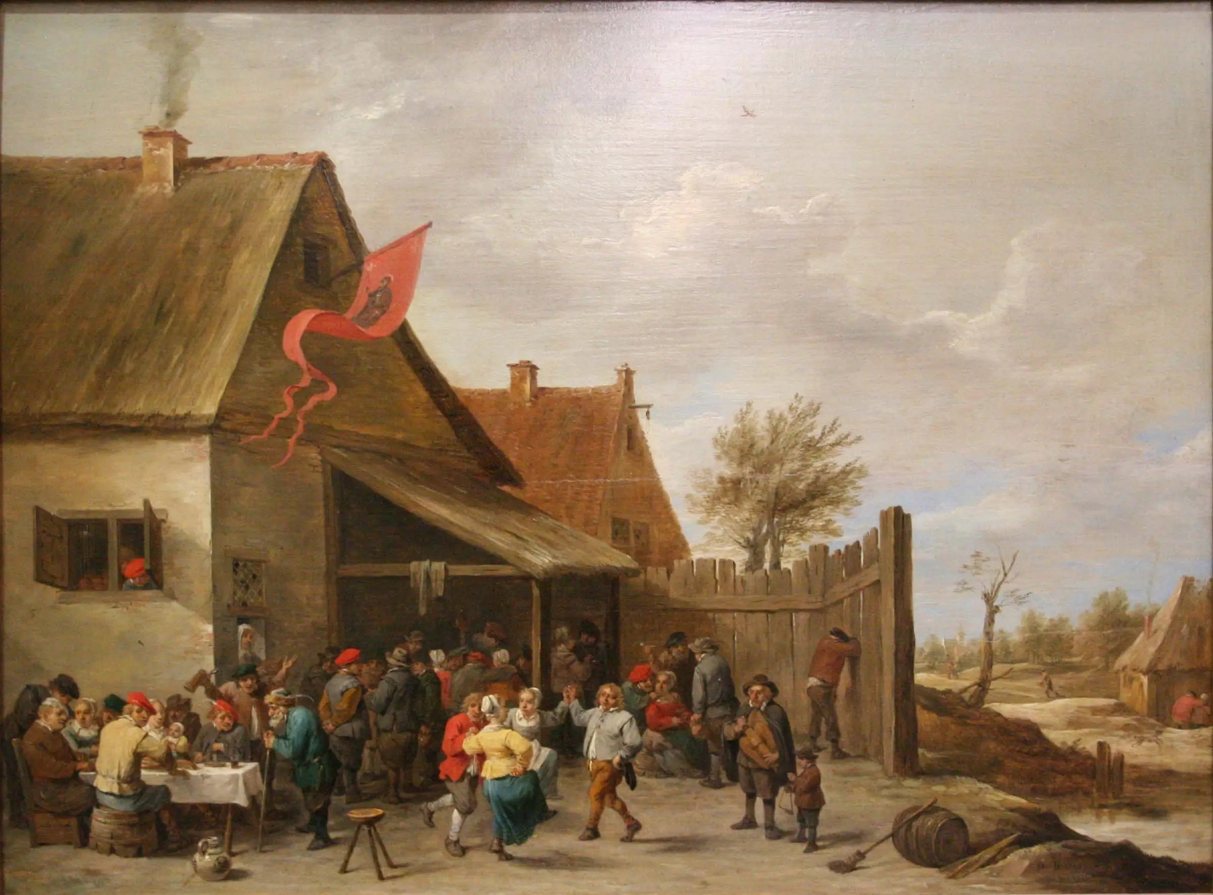 La kermesse de la Saint-Georges - David Teniers le Jeune image 1 tableau peint à l’huile sur toile