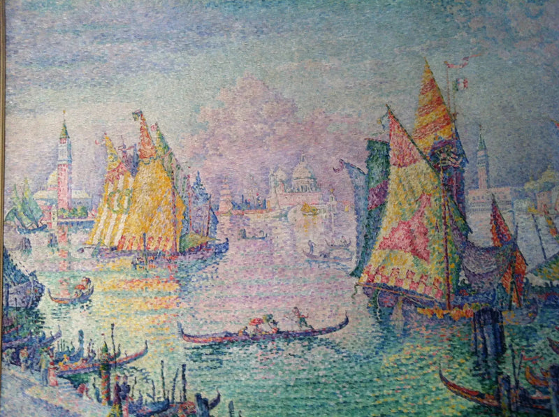Die Lagune von San Marco, Venedig - Paul Signac