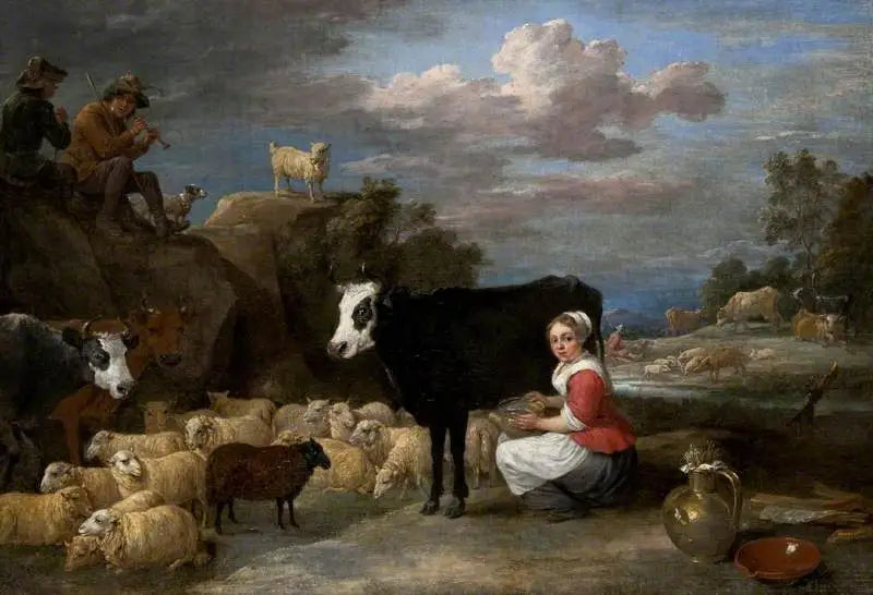 Die Milchfrau - David Teniers der Jüngere