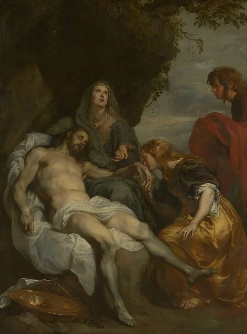 Die Klage über den toten Christus - Antoine van Dyck