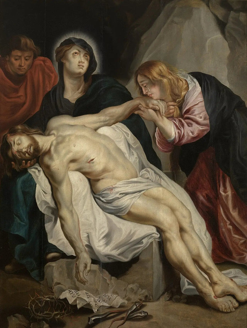 Die Klage über den toten Christus - Antoine van Dyck