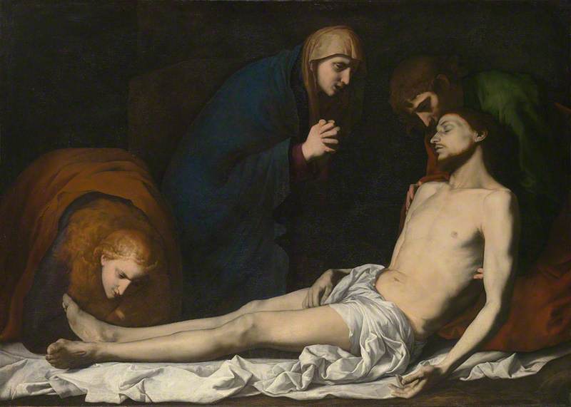 Die Klage über den toten Christus - Jusepe de Ribera