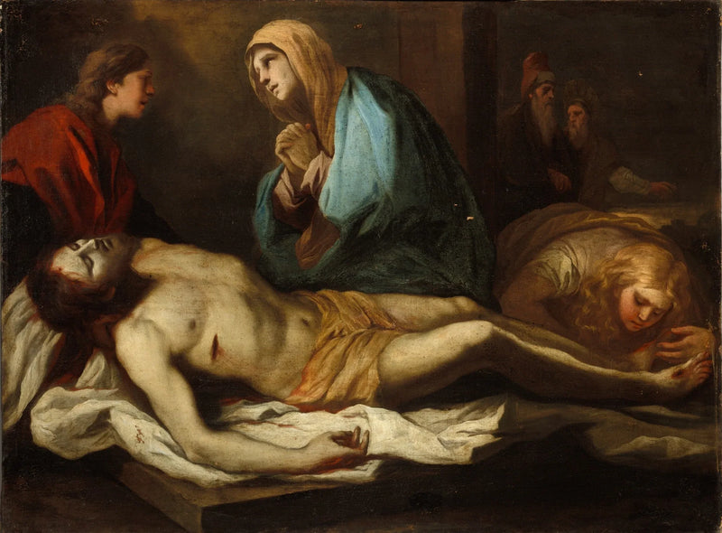 Die Klage über den toten Christus - Luca Giordano