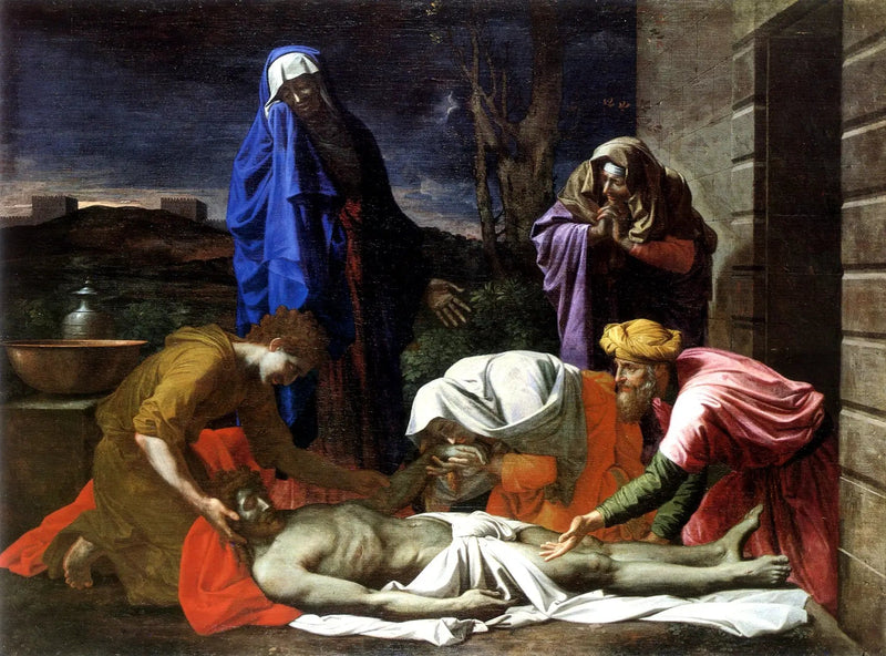 Die Klage über den toten Christus - Nicolas Poussin