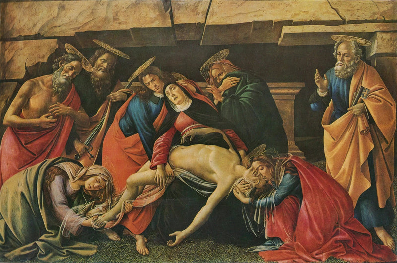 Die Klage um den toten Christus - Sandro Botticelli