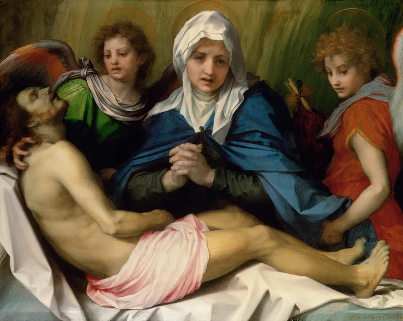 Die Klage über den Leib des toten Christus - Andrea del Sarto
