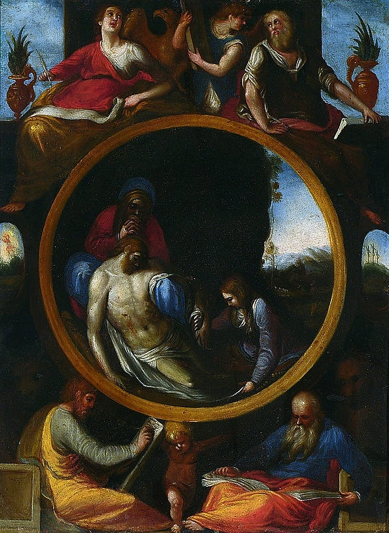 Die Klage über den Leichnam Christi - Denis Calvaert