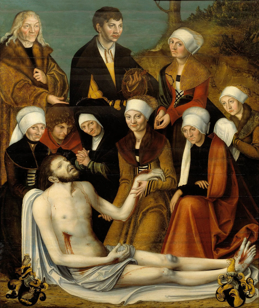 Die Klage über den Leichnam Christi - Lucas Cranach der Ältere