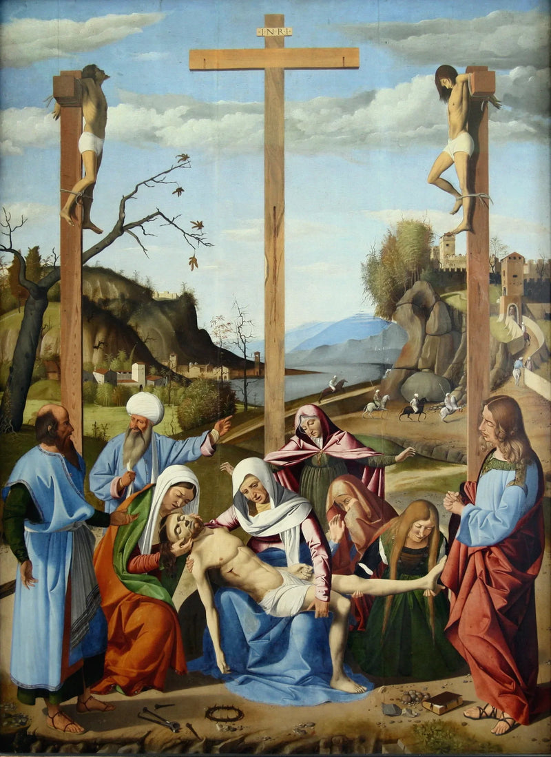 Die Klage über den toten Christus. - Marco Basaiti